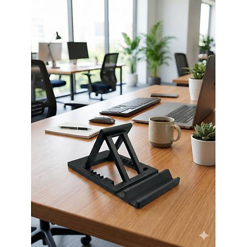 Ayarlanabilir Masa�st� Telefon ve Tablet Stand� - Katlanabilir Ergonomik Tutucu