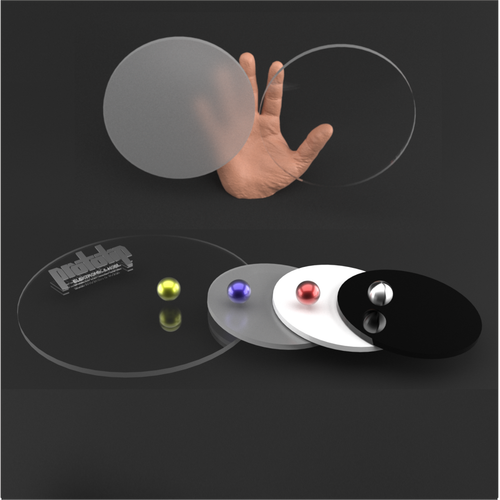 Pleksi Levha Daire 3mm �effaf �stedi�iniz �l��de