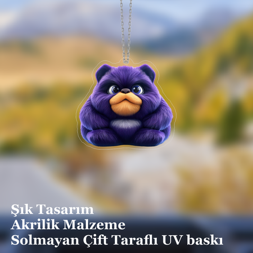 Araba Ayna S�s�, Araba S�s�, �anta Aksesuar� - Pofuduk - Pleksi Malzeme, UV Bask�l� - 021