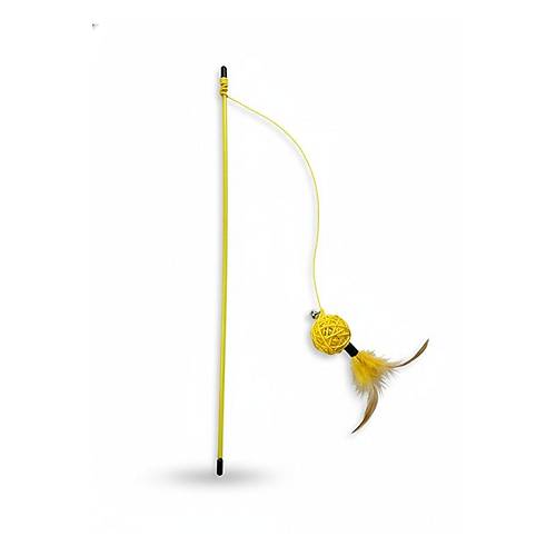 Zilli Kedi Oltas� ve Renkli T�yl� � E�lenceli Etkile�imli Kedi Oyun �ubu�u