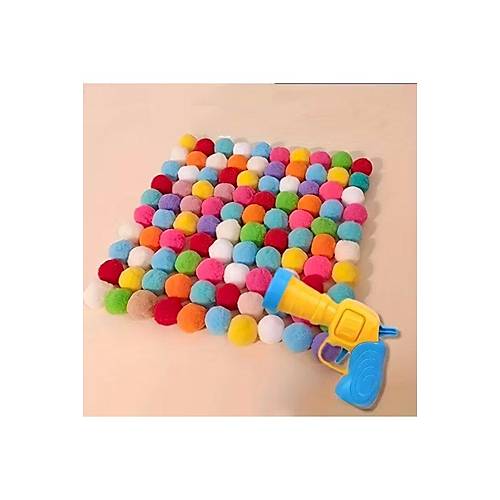 Tabancal� Hareketli 20 Pelu� Toplu Top Atan Kedi Oyunca��