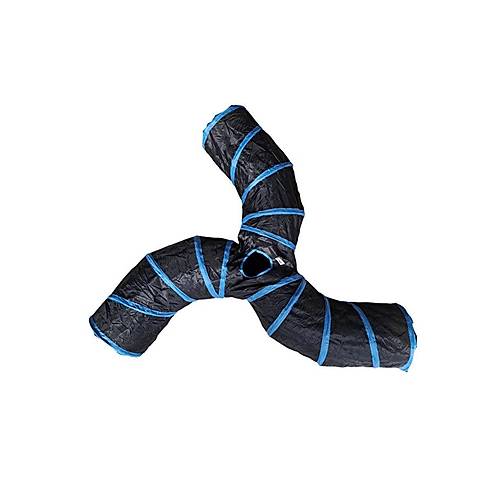 3 Yollu Katlanabilir Kedi T�neli