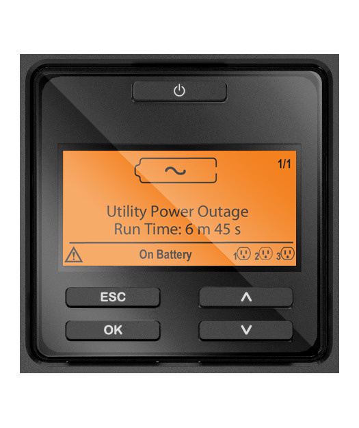 APC Smart-UPS On-Line, 3kVA, Tower, 230V, 8x C13+2x C19 IEC outlets, SmartSlot, Extended runtime, W/O rail kit