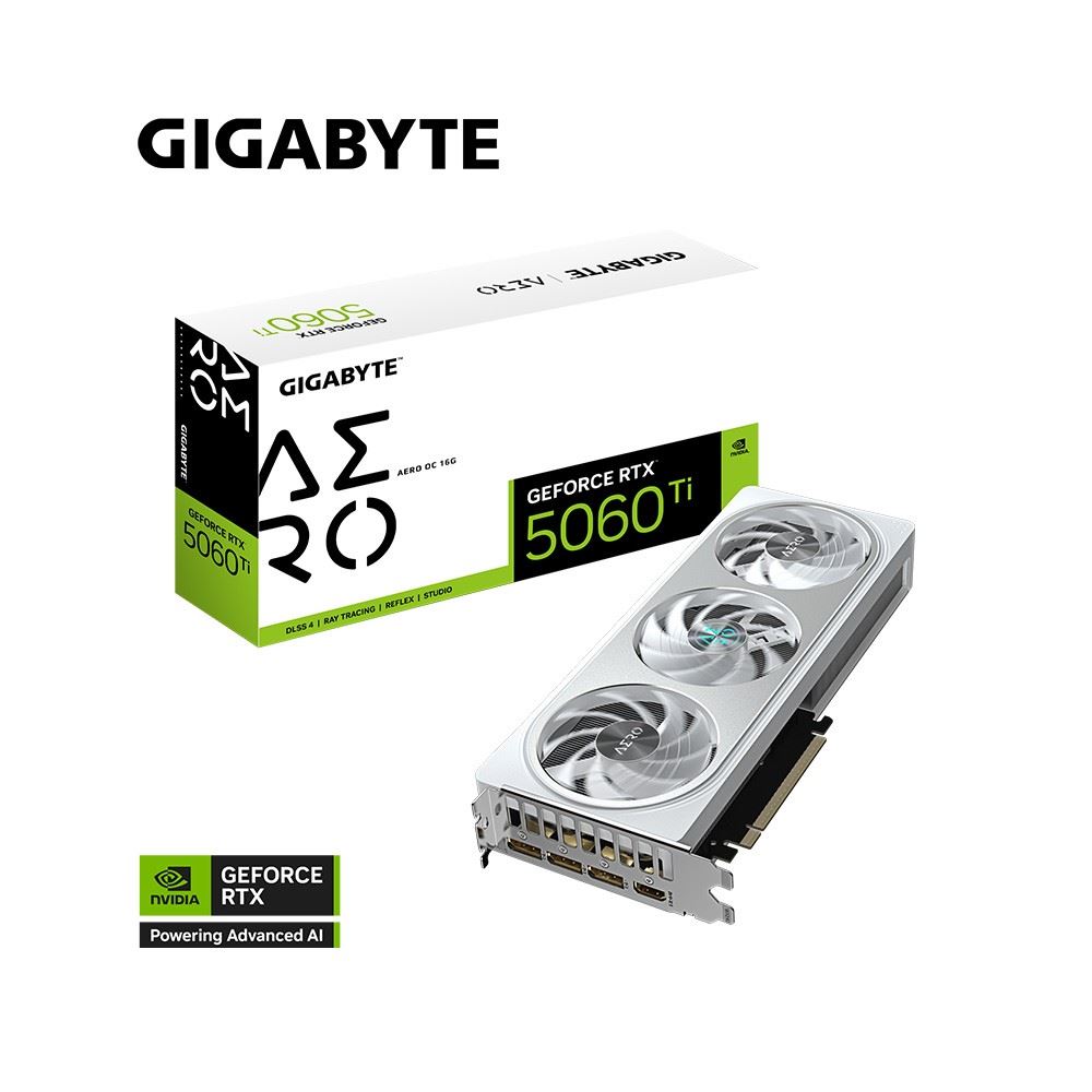 VGA RTX5060TI AERO OC 16GB 128B GDDR7 DP-HDMI EKRAN KARTI