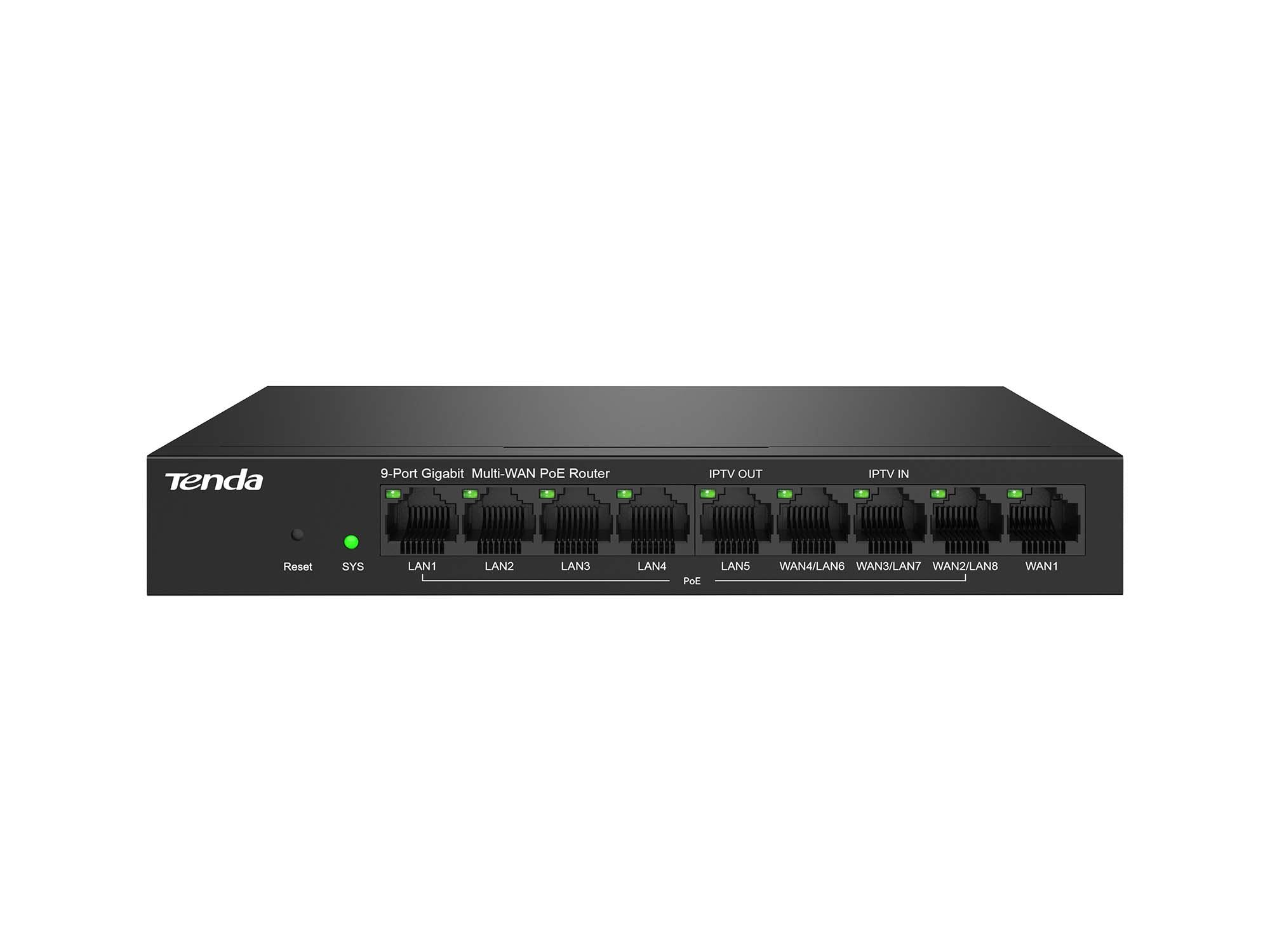 ROU G0-8G-PoE 9 Port PoE Router