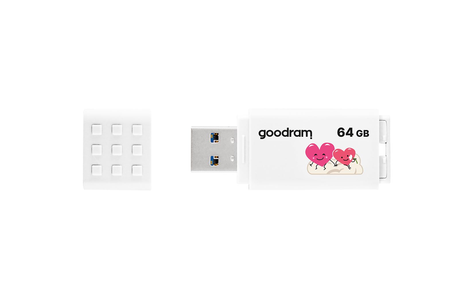 64GB USB 3.2 GEN 1 60MB/s Okuma ile 20MB/s yazma hızlı beyaz usb bellek