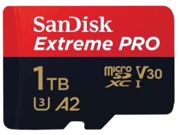 1TB Extreme Pro SDXC UHS-I A2 200MB/s MicroSD Card