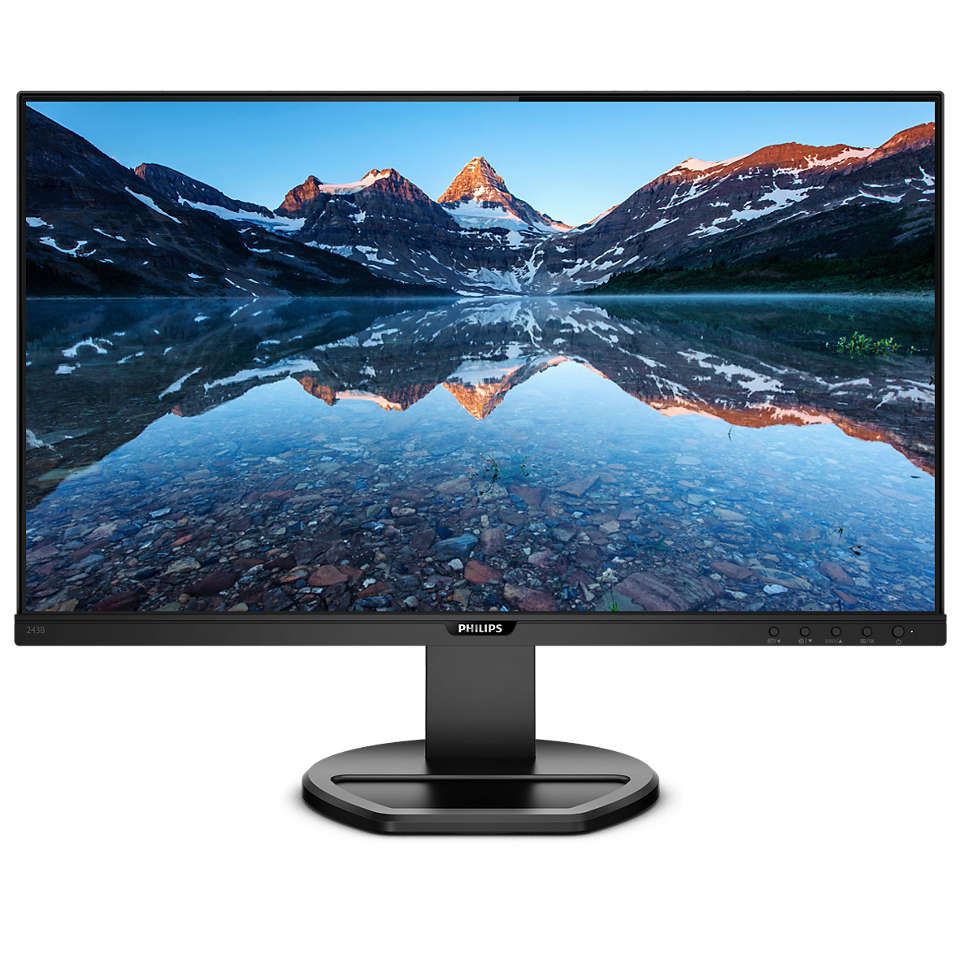 23.8" 1920X1080 4MS 75HZ VGA HDMI USB-C SİYAH LED MONİTÖR