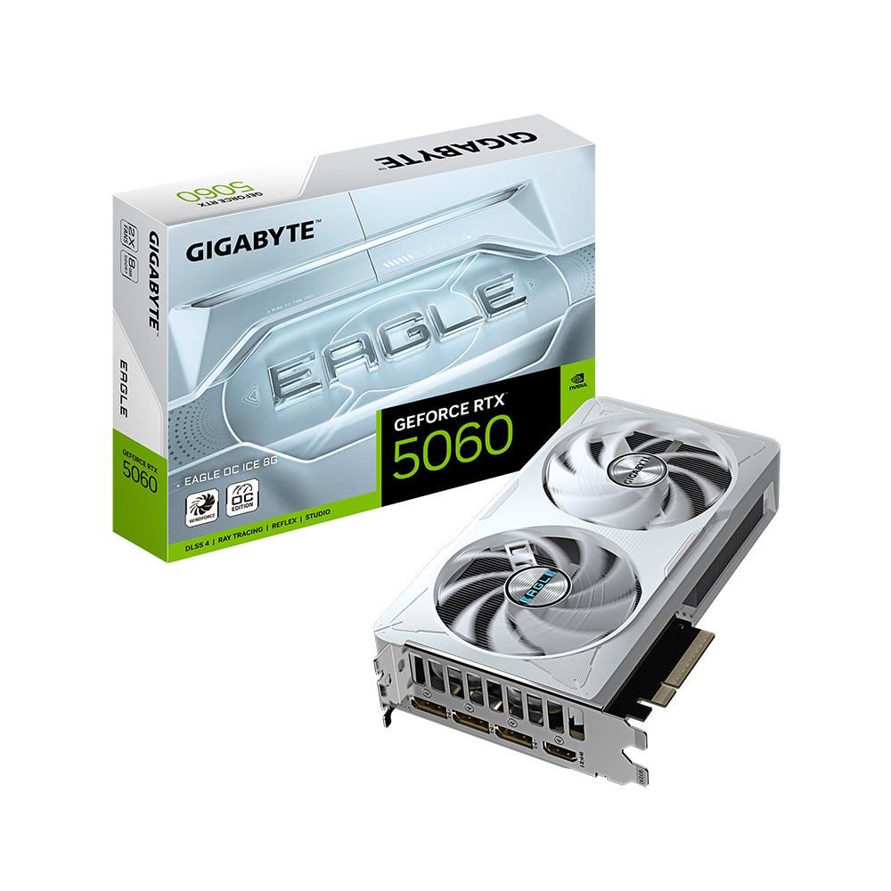VGA RTX5060 EAGLE OC ICE 8GB 128B GDDR7 DP-HDMI EKRAN KARTI