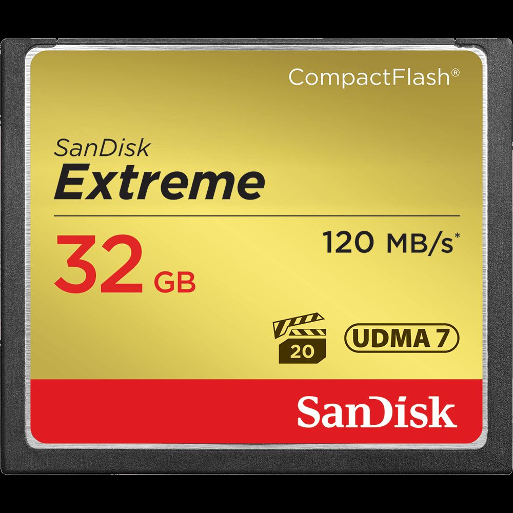 32 GB Extreme 120 MB Class 10 Flash Memory Card