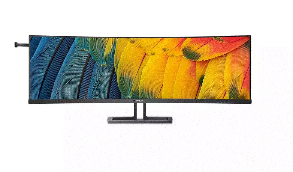 USBC özellikli 32:9 5120x1440 44.5 inç SuperWide kıvrımlı monitör