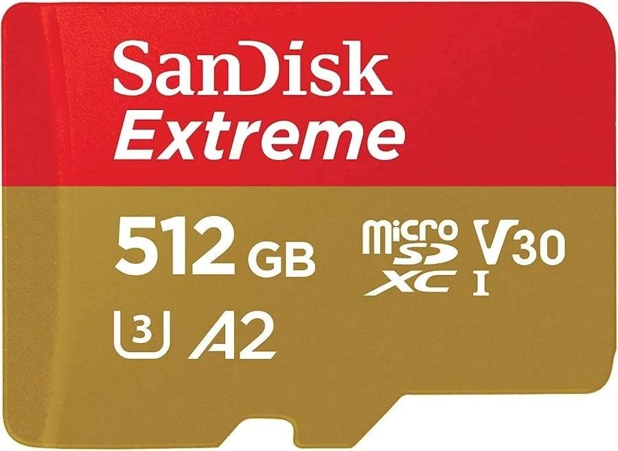512GB Extreme SDXC UHS-I A2 190MB/s Micro SD Card