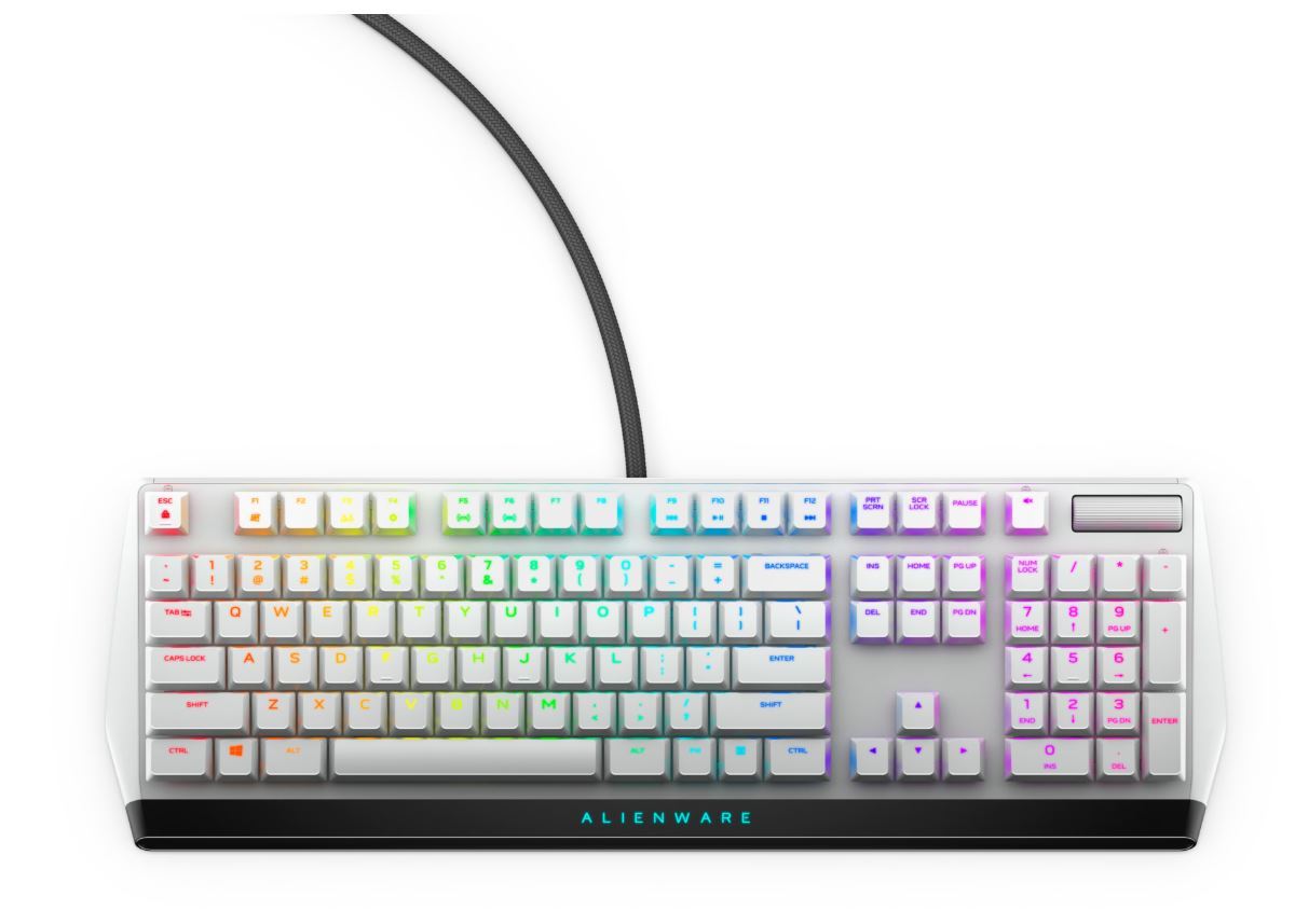 Alienware 510K Low profile RGB Mechanical Gaming Keyboard AW510K Luna