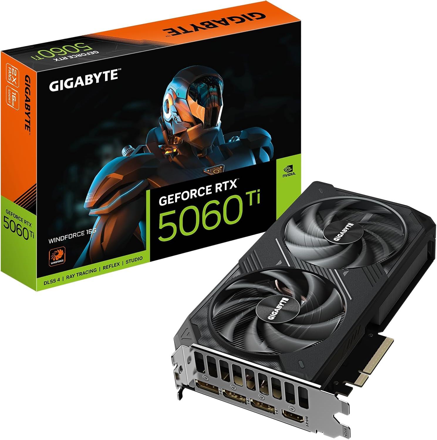 VGA RTX5060 TI WF2 16GB 256B GDDR7 DP-HDMI EKRAN KARTI