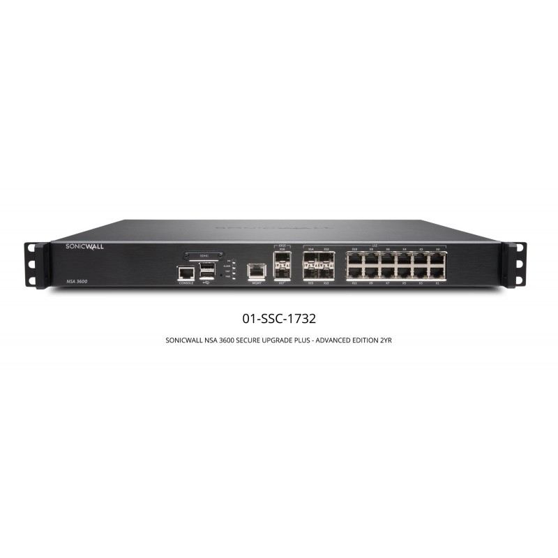 NSA 3600 SECURE UPGRADE PLUS - ADVANCED EDITION 2YR