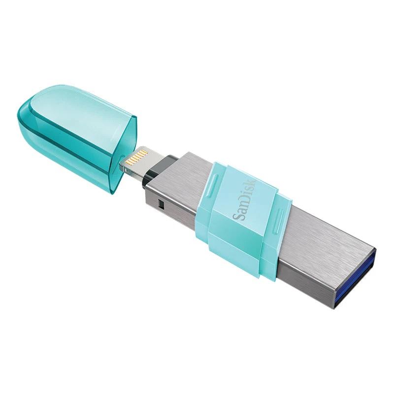 64GB Ice Mint iXpand Flash Drive Flip