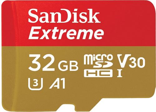 32GB Extreme 100MB/s A1 Class 10 UHS-I microSDXC Hafıza Kartı