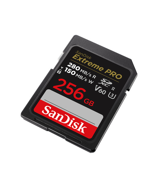 SanDisk Extreme PRO 256GB V60 SD cards