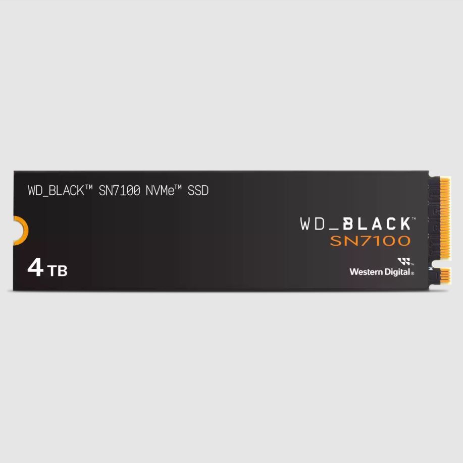 4TB BLACK SN7100 PCI-4.0 7250-6900MB/S M2 SSD