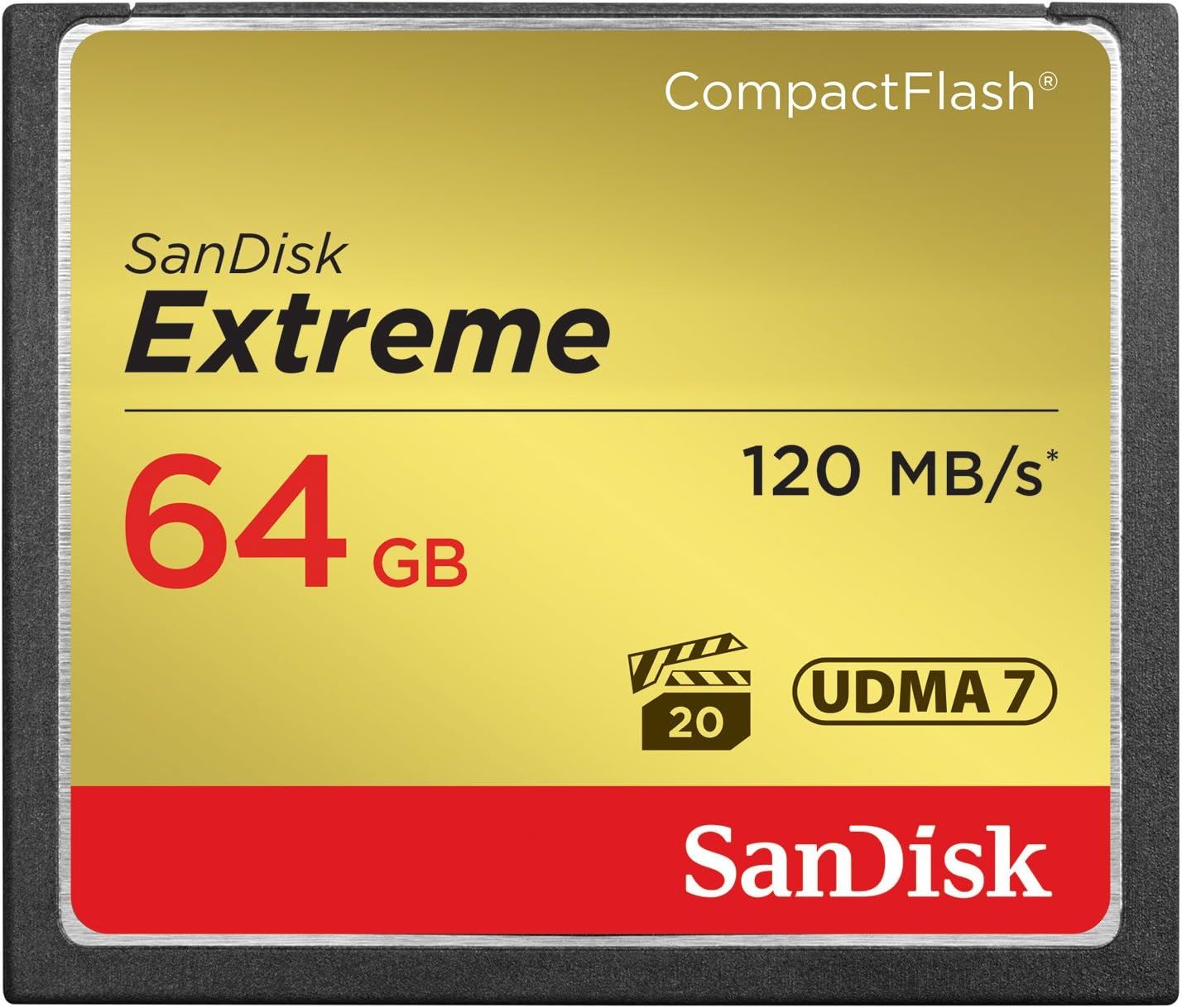 64 GB Extreme 120 MB Class 10 Flash Memory Card