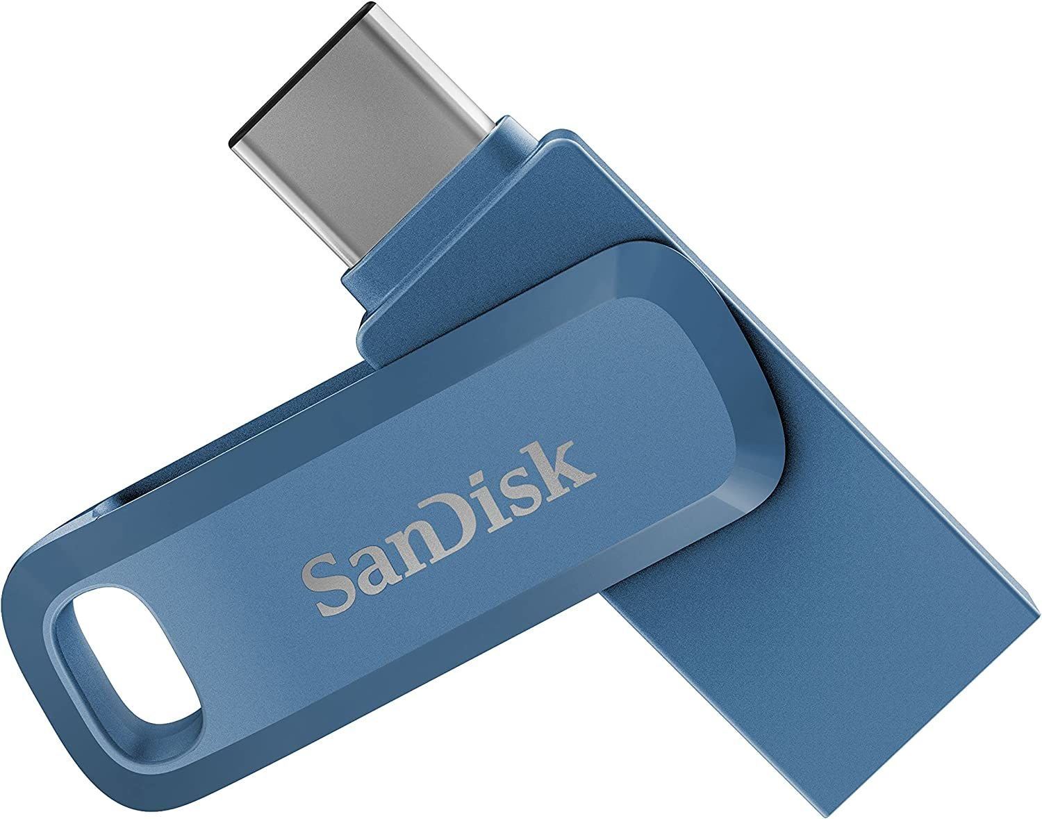 128GB Ultra Dual Drive Go Type-C USB3.2 Gen1 Flash Bellek Navy Blue