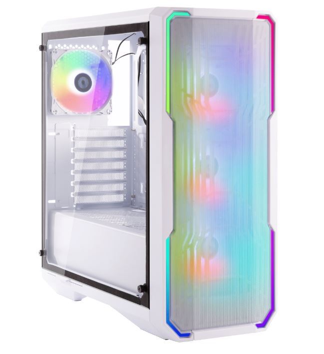 Enso Mesh White + 4 ARGB FANS with Controller