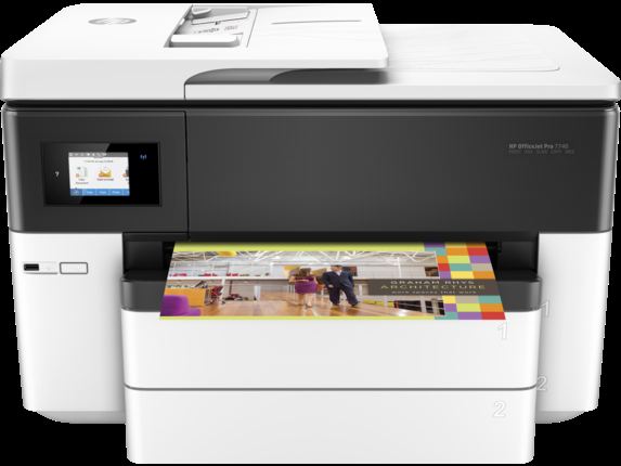 OfficeJet Pro 7740 Renkli Inkjet MFP Fakslı WiFi 22/18ppm A3 Yazıcı