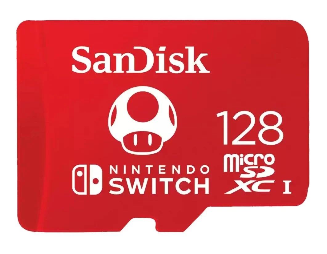 128GB Nintendo Mario SDXC 100MB/s MicroSD Card