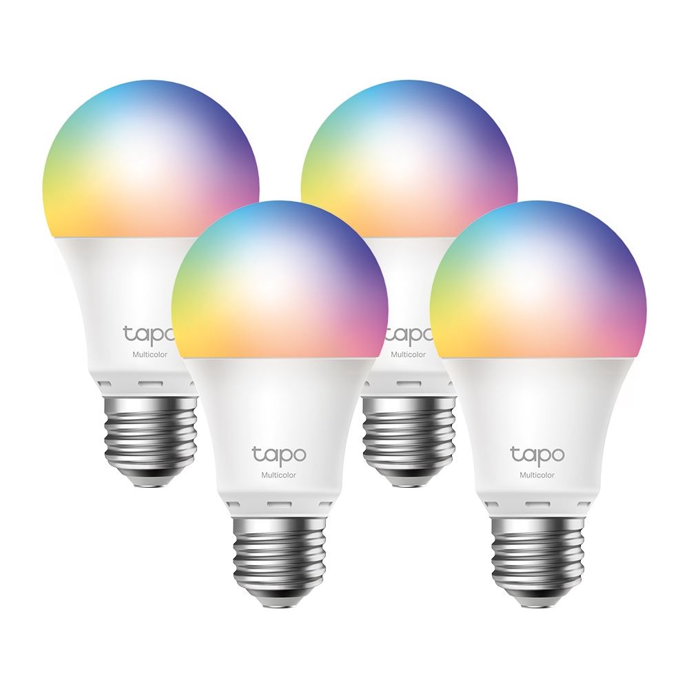 Tapo Smart Wi-Fi Light Bulb Multicolour 4-Pack