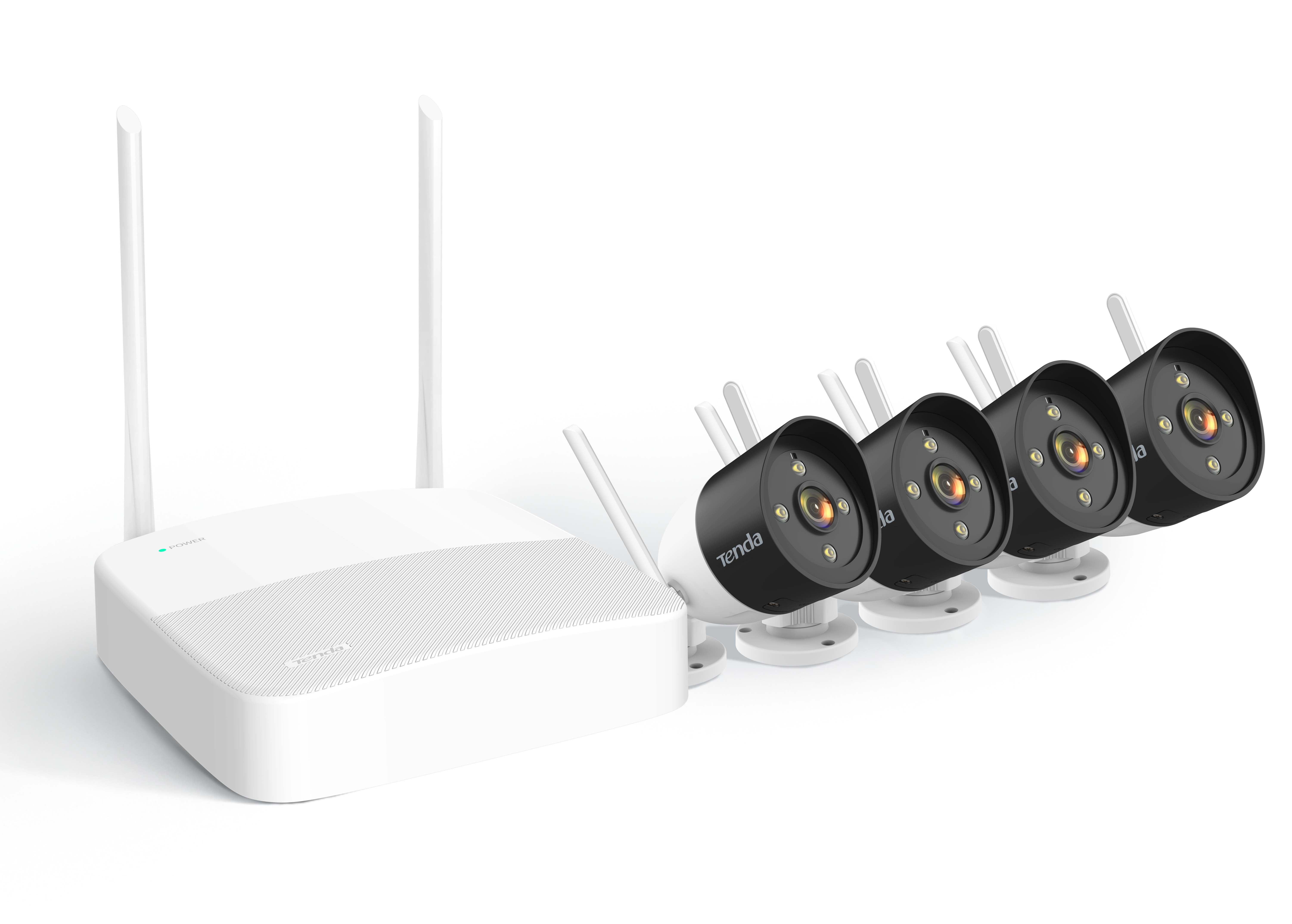 K4W-3TC 4 Kanal Kablosuz 2K Güvenlik Kamerası Kit