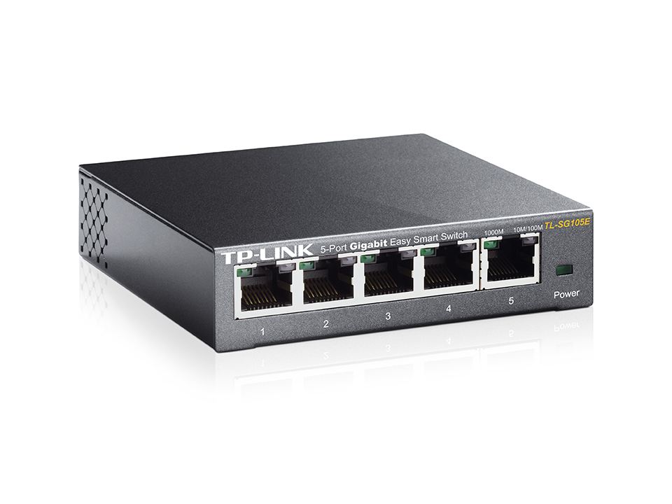 10/100/1000Mbps 5xPort %75 Güç Tasarruflu Smart Switch