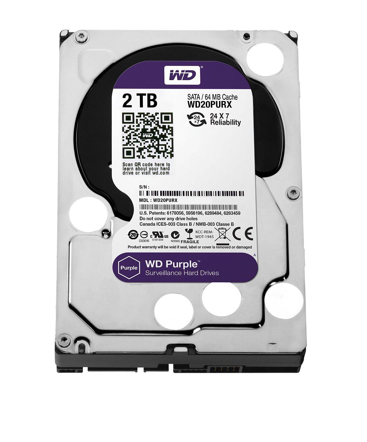 2TB Sata 3.0 64MB 3.5" Cache Güvenlik Harddisk