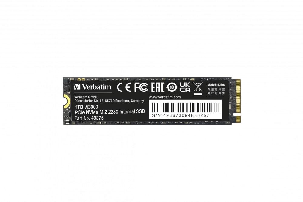 1TB Vi3000 Int. PCIe NVMe M2 GEN3 SSD 3300MB Okuma/3000MB Yazma