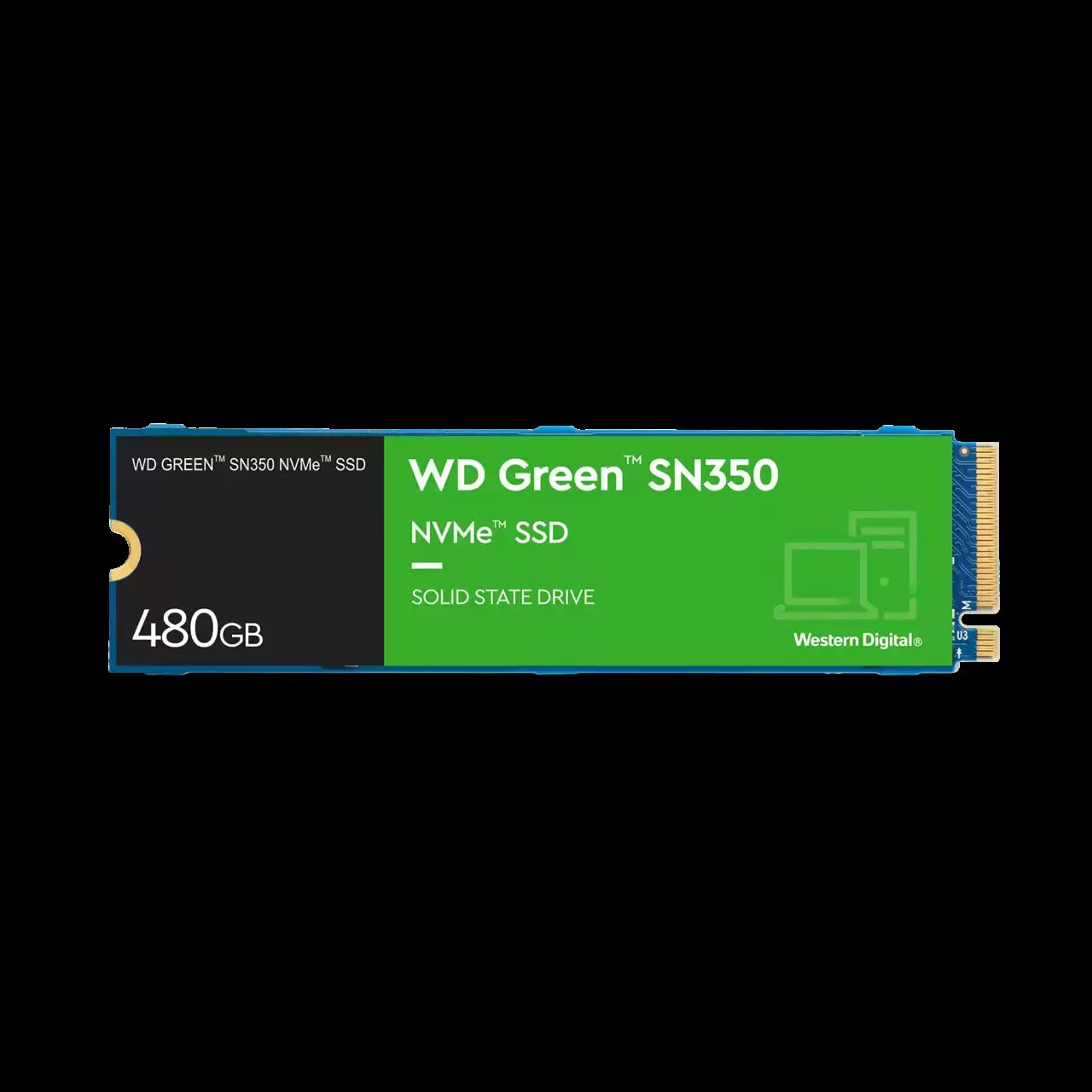 480GB GREEN SN350 PCI-3.0 3200-2500MB/s M2 SSD