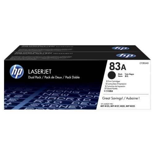 No 83A 2'li Paket Siyah 1500 Sayfa Lazer Toner