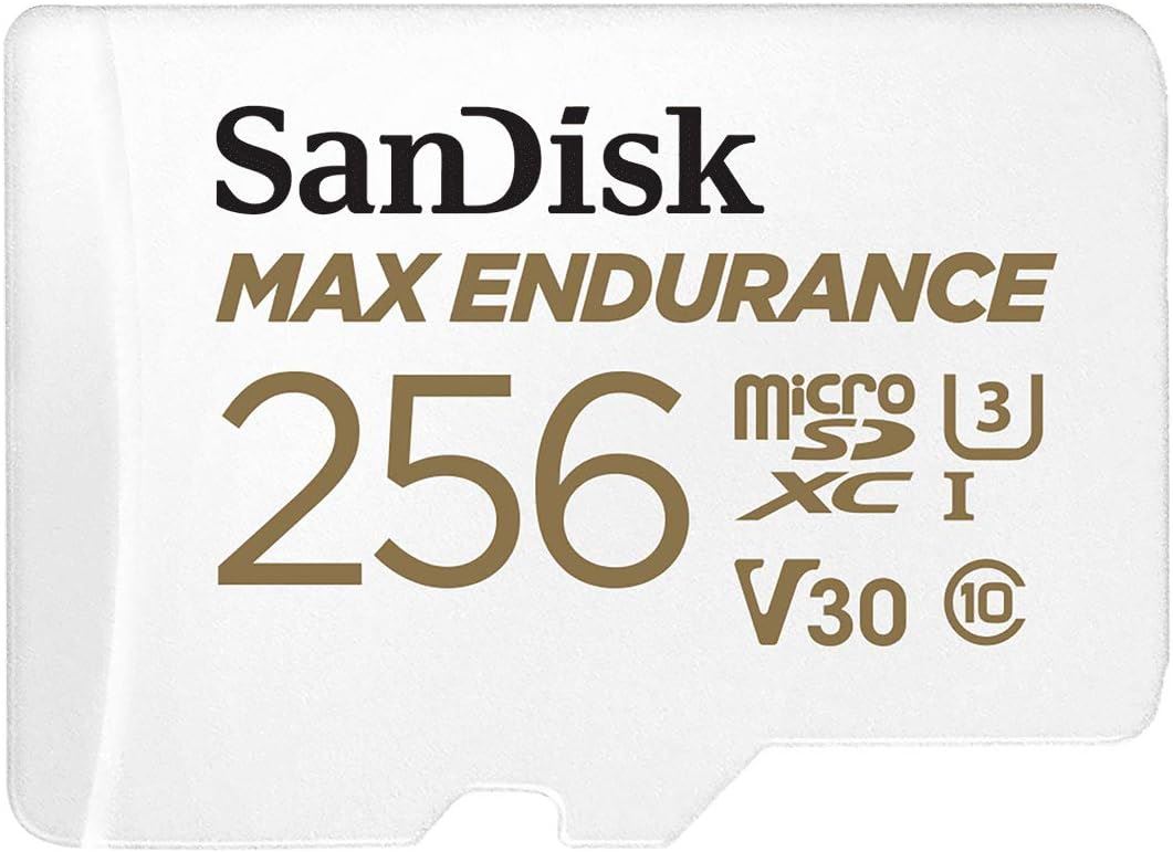 256GB Max Endurance microSDXC + SD Adapter 100/40 MB/s