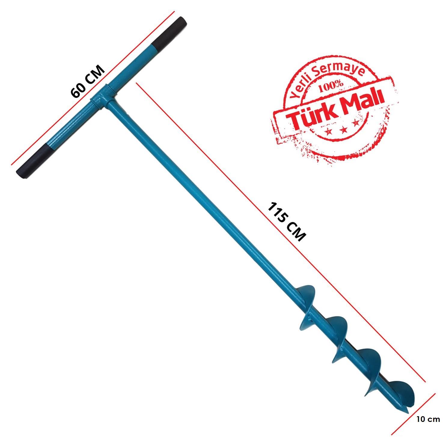Manuel El Tipi Toprak Burgu Aleti Çap 10 cm