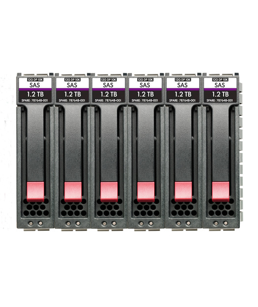 HPE MSA 14.4TB SAS 10K SFF 6pk HDD Bdl
