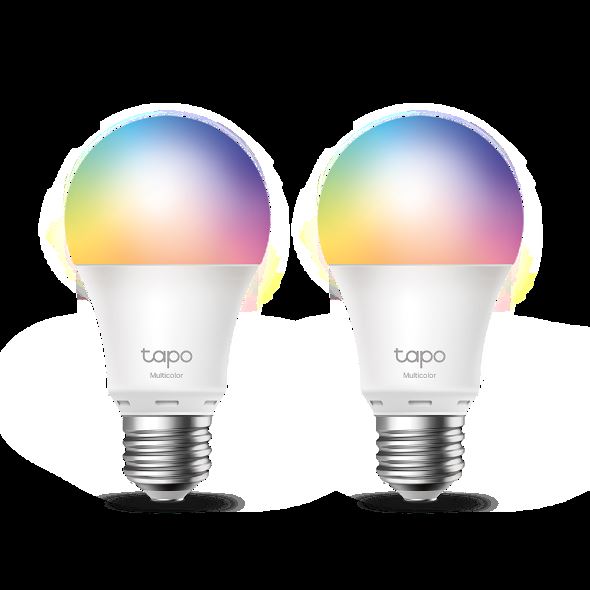 Tapo Smart Wi-Fi Light Bulb Multicolour 2-Pack