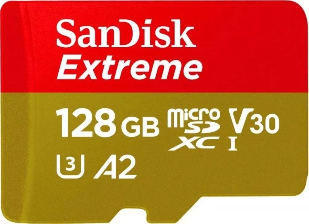 128GB Extreme 190MB/s A2 Class 10 UHS-I microSDXC Hafıza Kartı