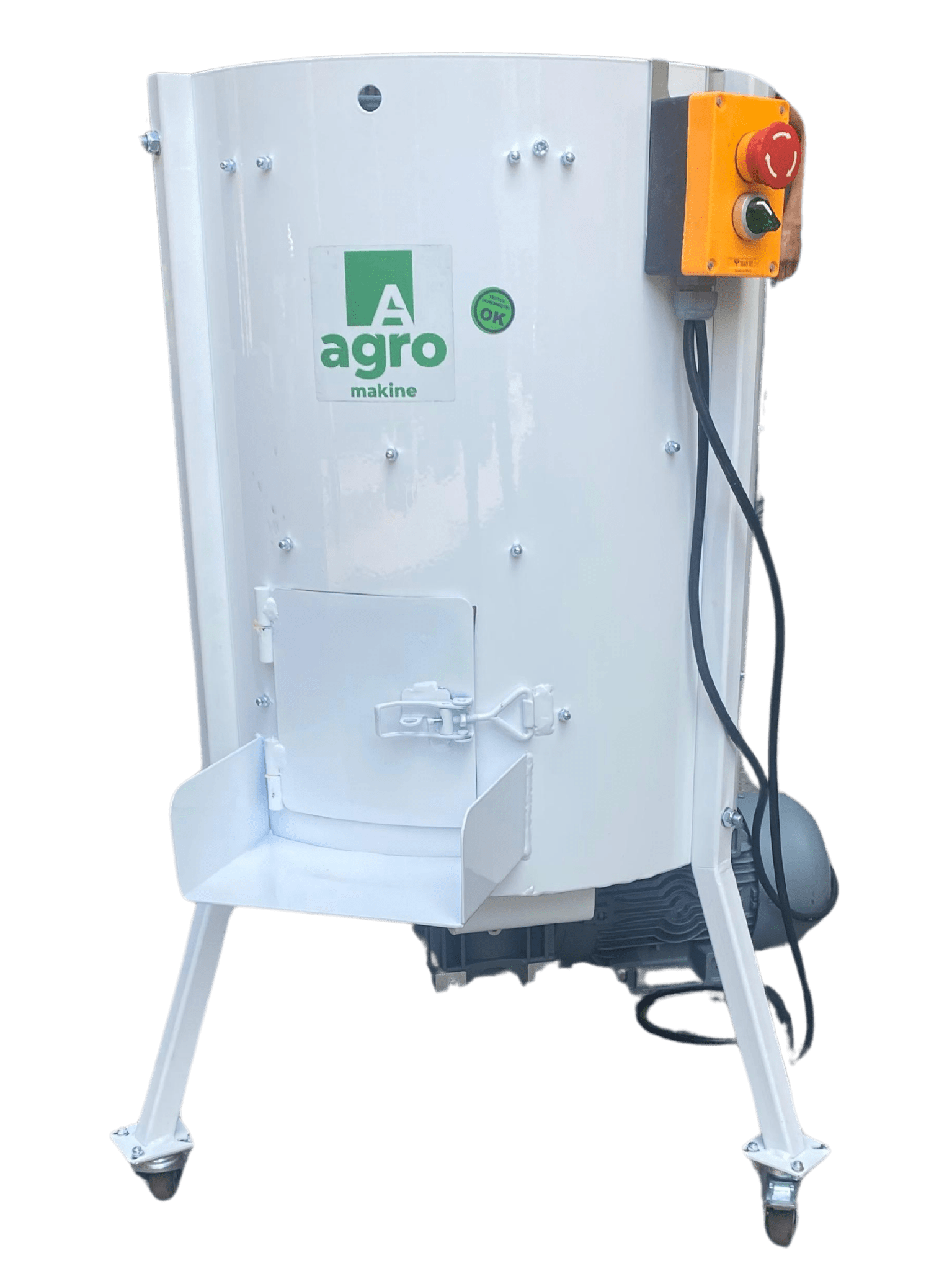 Agro Makine İşte 80 Litrelik Rendeli Ceviz Soyma Makinesi