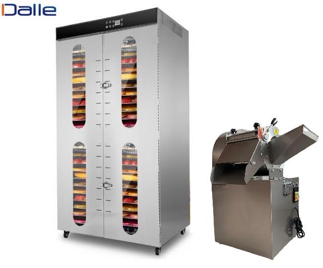 Dalle LT-195 Endüstriyel Çelik Meyve Kurutma Makinesi + Elektrikli Dilimleme