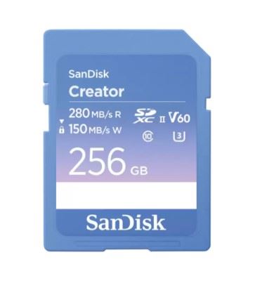 256GB Creator SDCX UHS-II 280MB/s SD Card