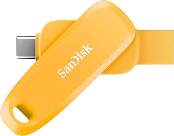 256GB Phone Drive Type-C to Type-A USB3.2 Gen1 Flash Bellek Yellow