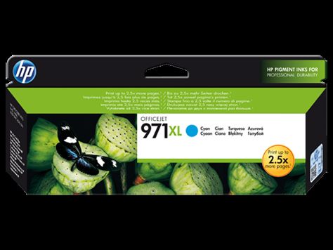 No 971Xl Yüksek Kapasiteli Mavi Kartuş
