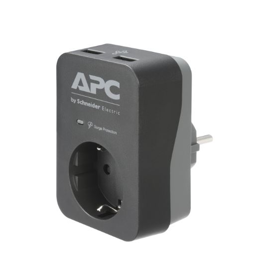 Tekli Akım Korumalı Priz 230V Gri