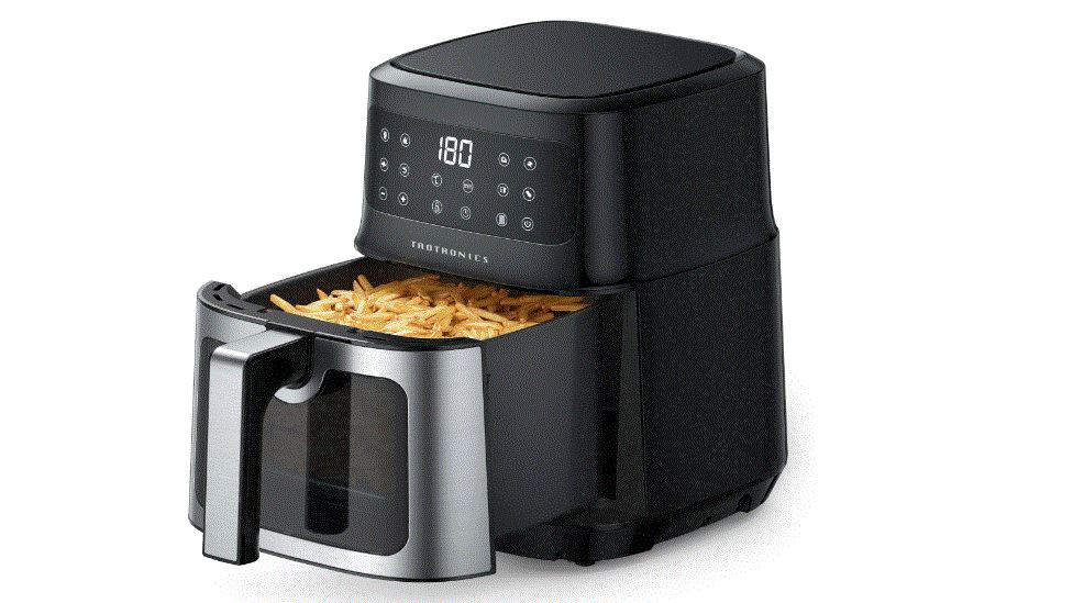 5 Litre 8 İşlevli 1200W Dokunmatik Camlı Air Fryer