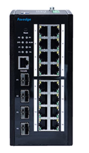 Industrial Gigabit 16plus4 Port Managed PoE Switch