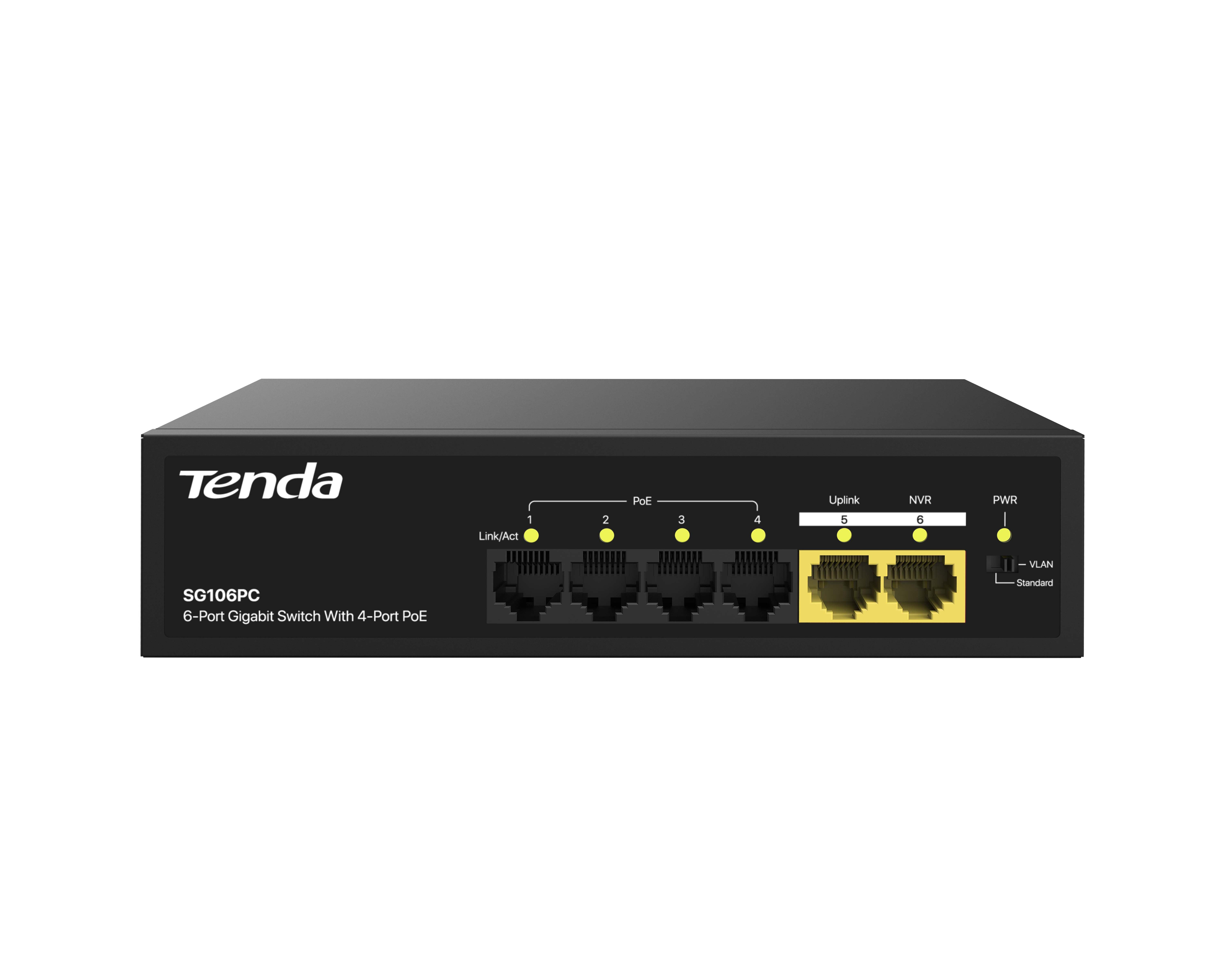 6 Port Gigabit 4 Port PoE Switch