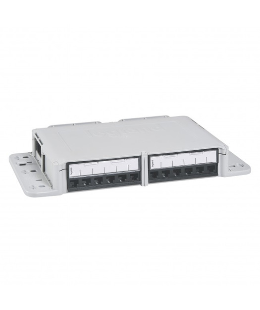 LCS3 Donatılabilir Bölgesel Dağıtım Kutusu Cat6A, Cat6, Cat5e, 12 port